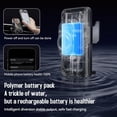 thumbnail image 5 of 2026 New Cool Car Wireless Fast Charging Holder, Smart 2-in-1 Car Rotating Mobile Phone, Charge Faster, Wireless Charging Rotating Car Mount,15w Universal,360° Rotation (Black), 5 of 7