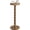 Brown, variant on Solid Wood Drink Table, Rubber Wood Small Round Side Table for Small Spaces, Martini Tables, Pedestal End Tables for Living Room, Bedroom, Corners, and Office (White, 9.4 inch)