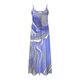thumbnail image 4 of Vestido de Verano Casual de las Mujeres, Impresión Plegada Casual de Verano, Vestido de Cuello en V sin Mangas de Camis, 4 of 5