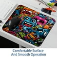 thumbnail image 6 of Graffiti Printed Non-Slip Rubber Bottom Gaming Mouse Pad 8.3x9.8 Inch Square Office and Gaming Mouse Mat, 6 of 6