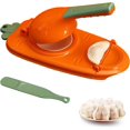 thumbnail image 1 of Machine à Dumplings 2-en-1, Presse à Pâte Manuelle, Machine à Dumplings, Moules à Dumplings, 1 of 4