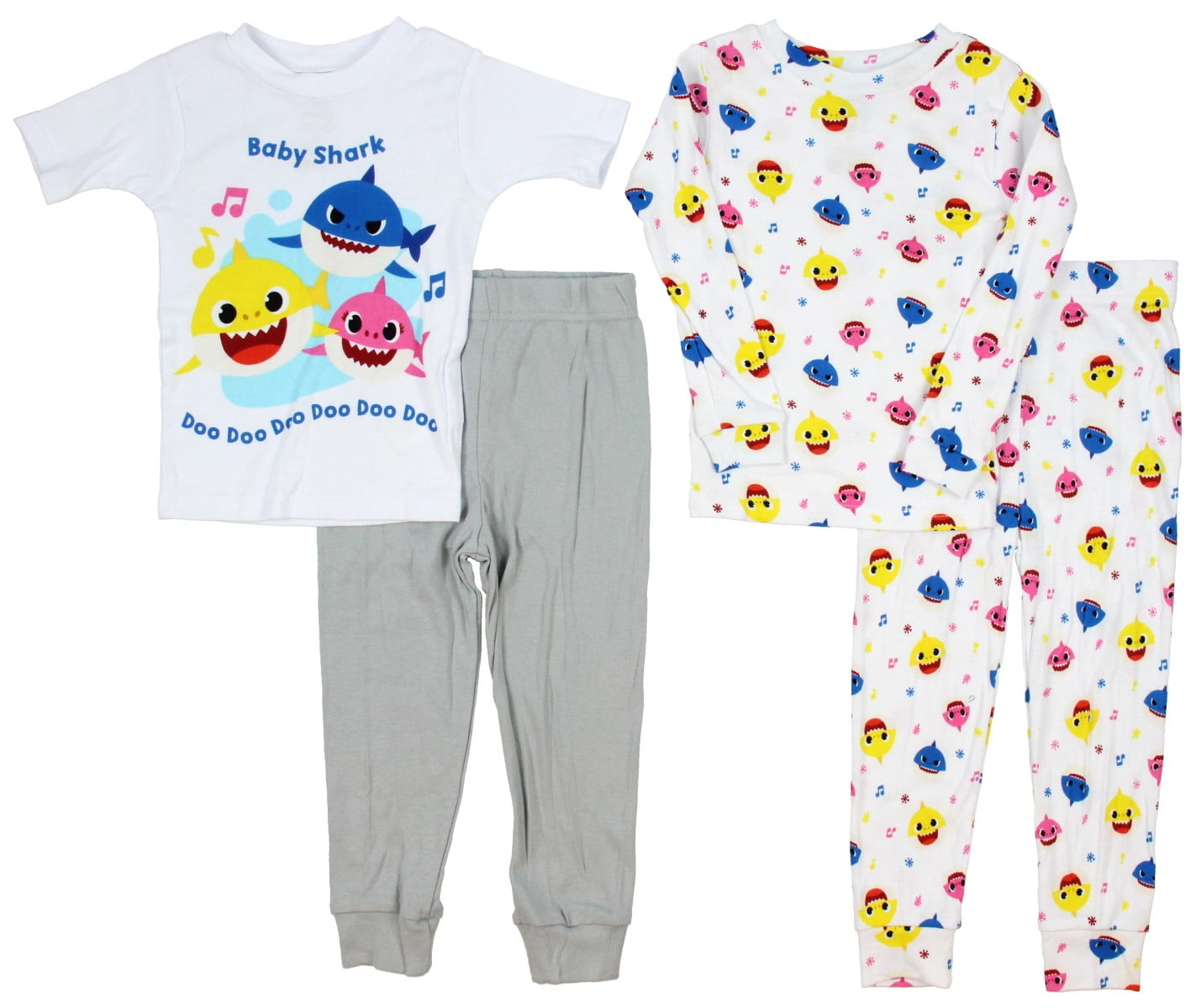baby shark pj set