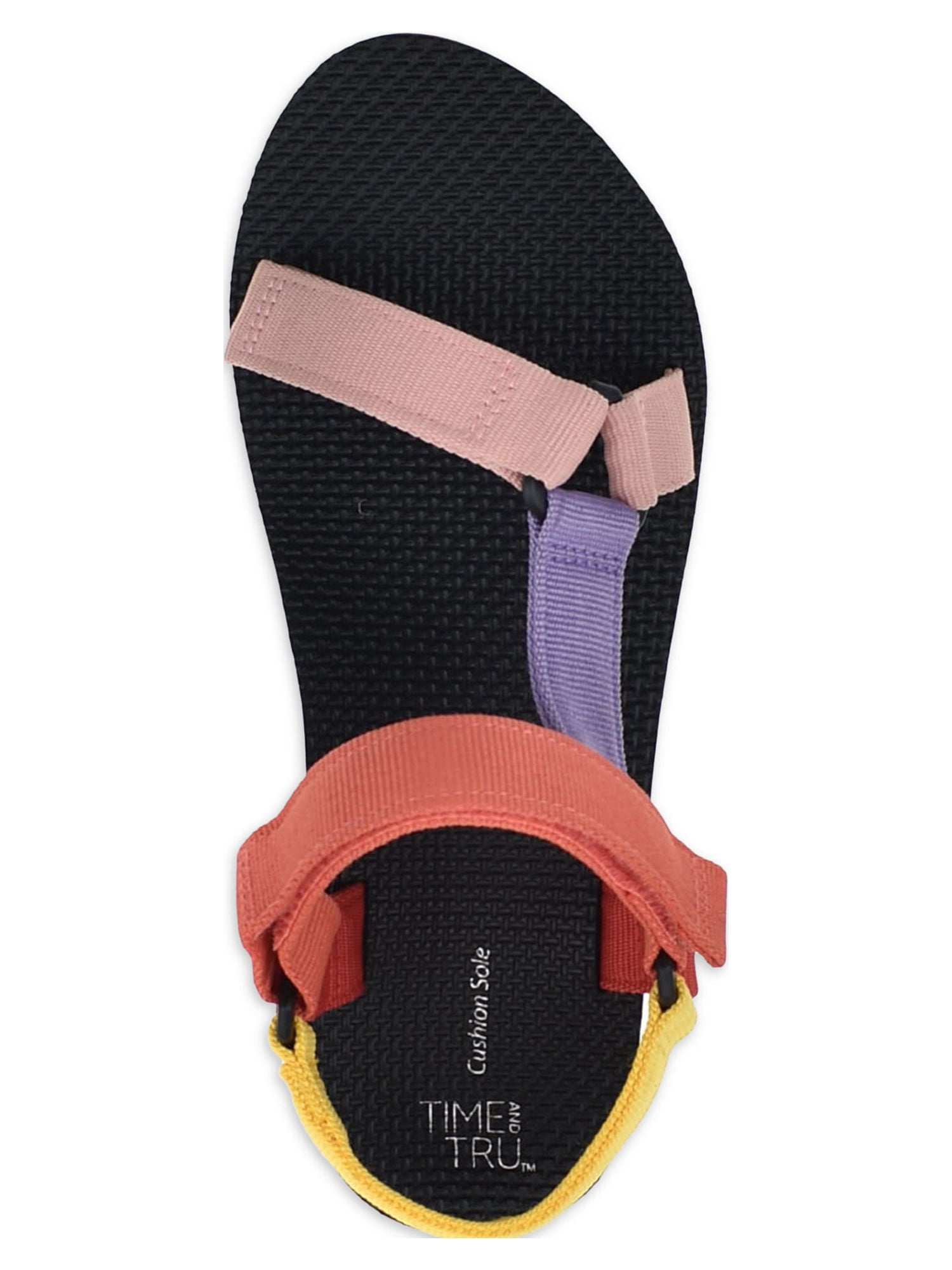 Time and Tru Women's Platform Nature Sandals