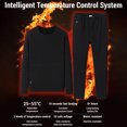 thumbnail image 4 of Electric Heating Underwear Set for Man 22 Area Ski Heating Body Suit, 4 of 5