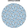 thumbnail image 4 of Cute Panda Tablecloth Round 60 Inch Table Cloth Cover Mat Holiday Party Decoration for Dining Room Home Kitchen Picnic, 4 of 6