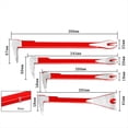 thumbnail image 2 of Ensemble d'Outils de Traction d'Ongles 4 Pcs, 12 Po, 1 Po, 8 Po - Barre de Serrage Robuste et Mini, pour Remodelage et Menuiserie à Domicile, 4 x Barre de Serrage, Rouge, 2 of 6