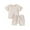Beige, variant on Sngxgn Toddler Boy Fall Winter Clothes Sweatshirt Tops Pant Outfit Color Block Long Sleeve Clothing(Beige,80)