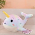 thumbnail image 4 of 30/50cm Whale Plush Toy Fluffy PP Cotton Lovely Animal Doll Plushies Bedroom Decoration Soft Touch Stuffed Sea Animal Doll Toy Plush Pillow Birthday Gift, 4 of 8