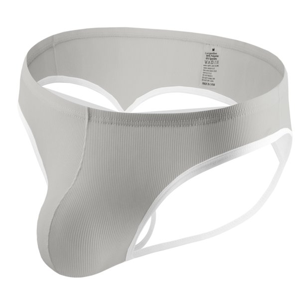 GWAABD Bulk Underwear for Men Low Rise Briefs Ice Thread Underpants Fashion Ride Up Underwear