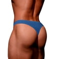 thumbnail image 2 of Zuwimk Mens Underwear Briefs,Men's Jockstrap Underwear Cotton Jock Strap Briefs Blue,XXL, 2 of 4