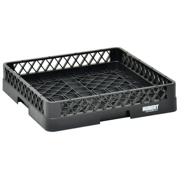 Vollrath Traex Black Plastic Open Dishwashing Rack - 19 3/4"L x 19 3/4"W x 4"H