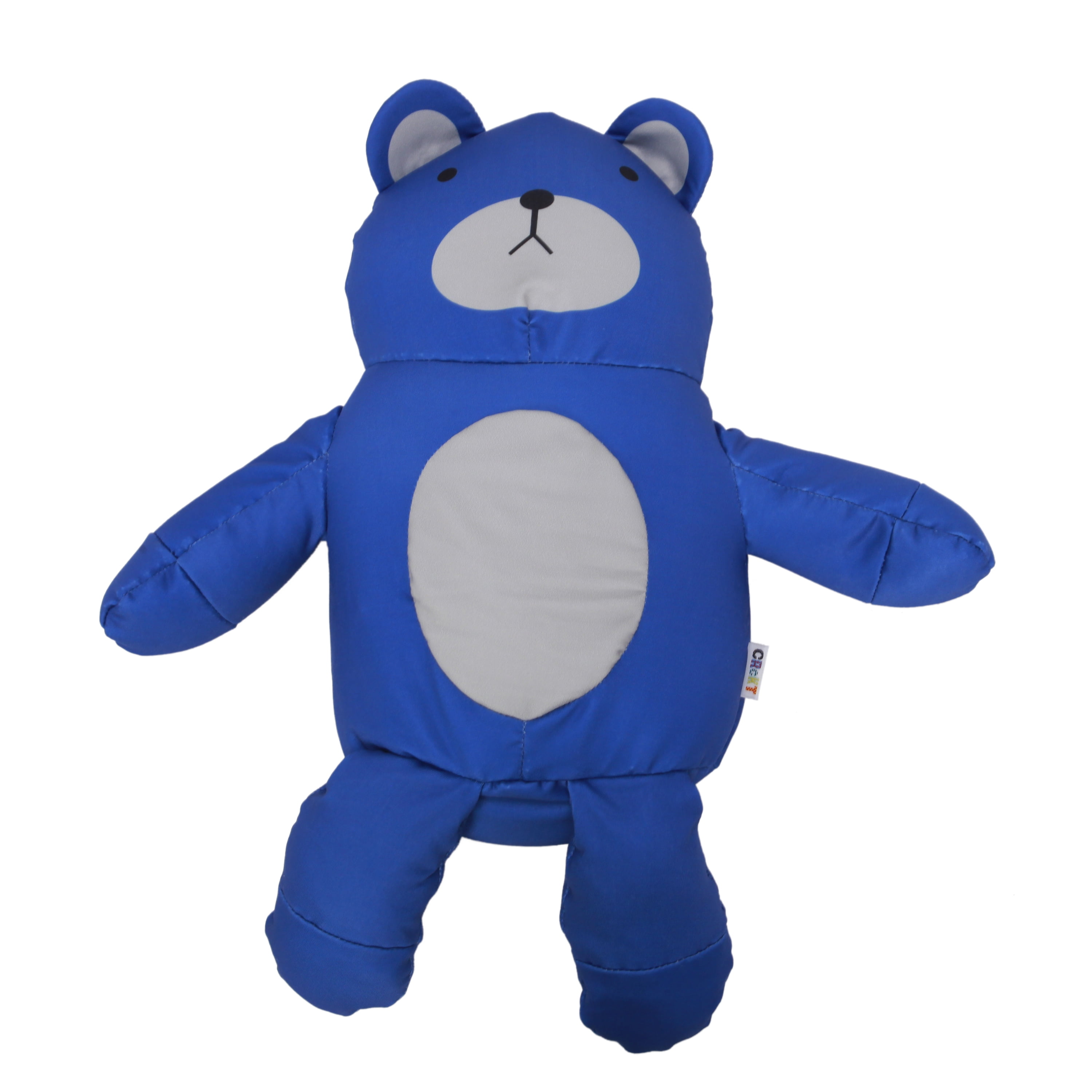 CRCKT 4-Piece Softside Kids Luggage Set, Includes 18" Carry-on Luggage, 12" Backpack, Plush Critter That Turns Into a Neck Roll Pillow, and a Matching Luggage Tag, Blue Camo, (Walmart.Com Exclusive)