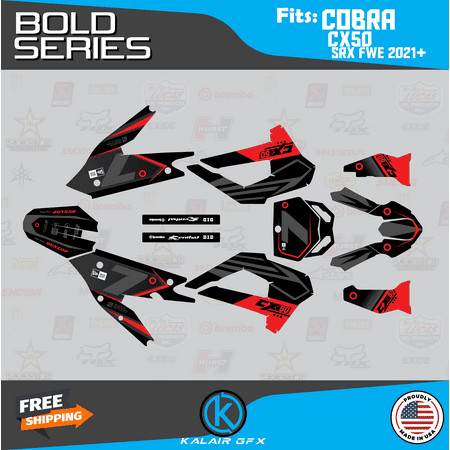 Kalair GFX Graphics Kit for Cobra CX50 SRX FWE (2021) Bold Series