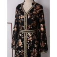 thumbnail image 2 of Robe pour Femmes Robe Brodée Élégante et à la Mode Robe Imprimée (Noir,TTG), 2 of 5