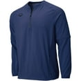 thumbnail image 2 of Evoshield Men's Long Sleeve Baseball BP Jacket Navy M, 2 of 6