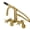 Brushed Brass, variant on Aqua Vintage AE8457DX Concord Wall Mount Clawfoot Tub Faucet, Brushed Brass