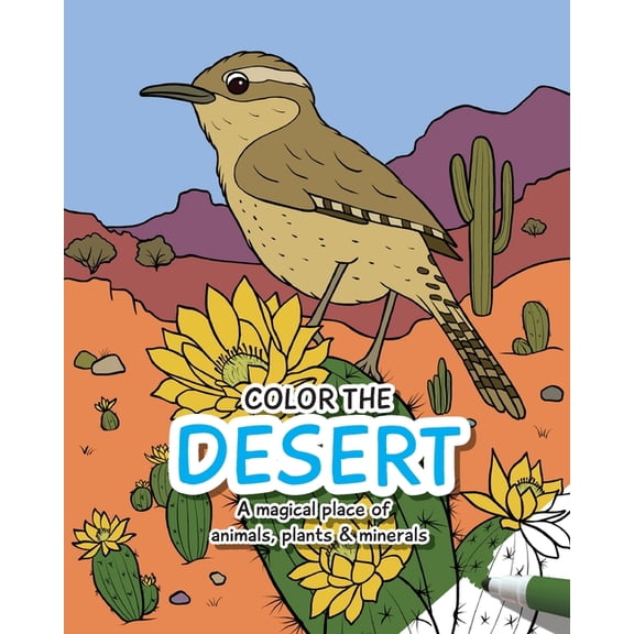 Coloring Adventures in the Desert, (Paperback)