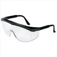 thumbnail image 1 of Crews 135-SS110 Stratos Black Frame Clear Lens Safety Glass, 1 of 3