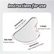 thumbnail image 3 of Herramientas faciales Gua Sha TelKeen de acero inoxidable antienvejecimiento, 3 of 7