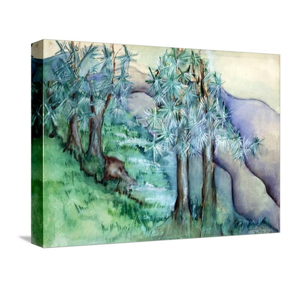 Art.com Great Smoky Mountains Stretched Canvas Print Wall Art by Zelda Fitzgerald, 16" x 12"