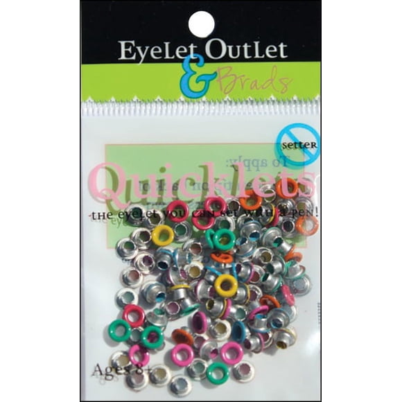 Eyelet Outlet Quicklets Ronds 84/pkg-Été 2