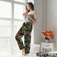 thumbnail image 4 of Uemuo Game Joysticks Pattern Women's Wide Leg Palazzo Lounge Pants with Pockets Light Weight Loose Comfy Casual Pajama Pants-XX-Large, 4 of 9