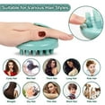 thumbnail image 3 of MUZPU Scalp Scrubber Cleansing Brush,Scalp Massager, Hair Shampoo Brush with Soft Silicone, Head Scrubber Dandruff Brush, Hair Washing Tool for Women Men or Pets - Bean Green, 3 of 7