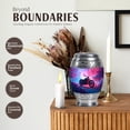thumbnail image 3 of JAGASY Bike Mini Urns for Human Ashes Keepsake, Blue Urn for Ashes Adult Male, Forest Trees Decorative Urns for Boys, Pink Small Handmade Urn for Girls, (3 Inch), 3 of 7