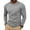 Gray, variant on BRGZLK Men's Crew Neck T Shirts 2026 Casual Fashion Color Block Round Neck Long Sleeve Stretchy Comfory Pullover Shirt Men Business Work T Shirts Green L