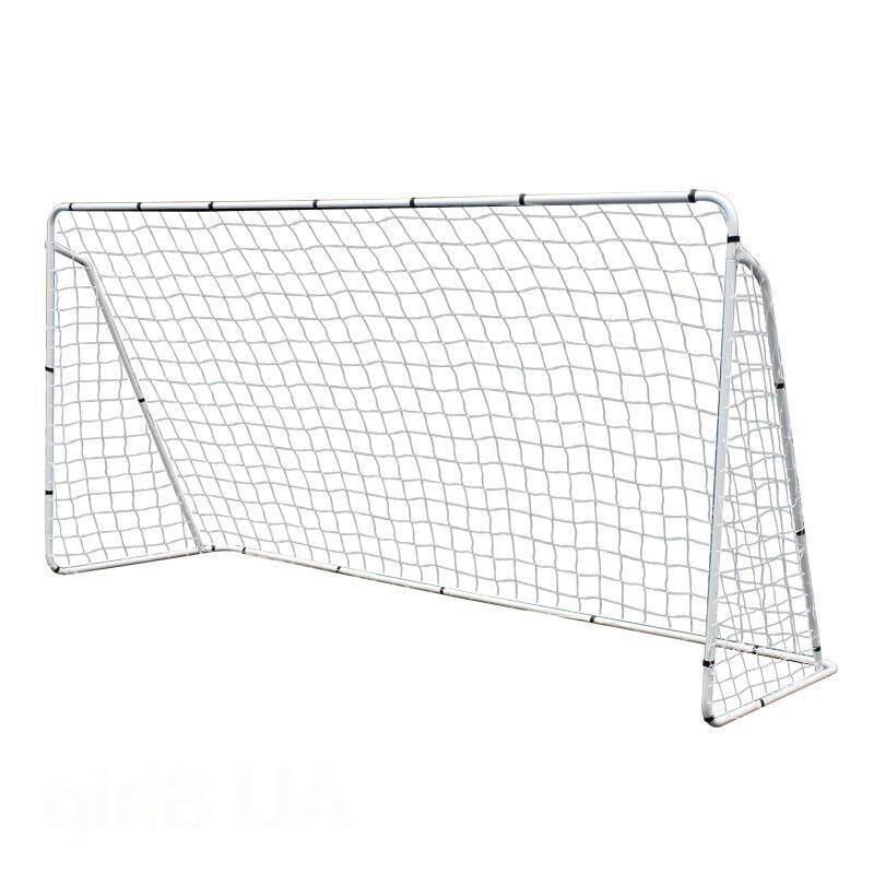8 x 5' Portable Soccer Goal Net Steel Post Frame Backyard Football Training Set 