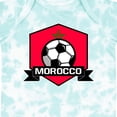 thumbnail image 4 of Inktastic Soccer Morocco Flag Banner Boys or Girls Baby Bodysuit, 4 of 5