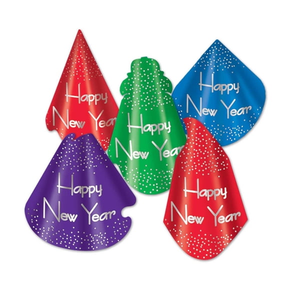 50 Pack Beistle Headliner Hat New Year's Eve Party Kit