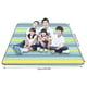 thumbnail image 5 of Greeniant Colchoneta de Picnic impermeable plegable para exteriores a cuadros rojos y blancos, almohadilla gruesa de moda, transpirable, suave, portátil, carpas Rayas azules amarillas 150*200cm Greeniant OD001135-15, 5 of 6