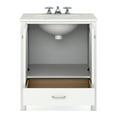 thumbnail image 2 of RoomAndLoft Nantucket 1-Drawer Solid Wood Bathroom Vanity in White, 2 of 3