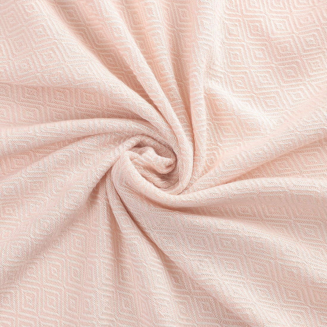 Unique Bargains Bohemian Decorative Fringe Throw Blanket, 47" x 79" Pink