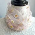 thumbnail image 4 of Summer Infinity Scarf Breathable Mesh Circle Scarf Floral Loop Scarf for Women, 4 of 10