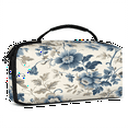 thumbnail image 2 of Herdesigns Vintage Floral Carry Case Compatible with Nintendo Switch 2017 & Oled 2021, with 20 Game Card Slots, Flower Portable Travel Carrying Case Pouch for Accessories & Games, 2 of 8