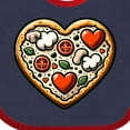 thumbnail image 4 of Inktastic Pizza Lover Funny Chef Boys or Girls Baby Bib, 4 of 4