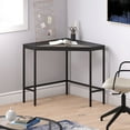 thumbnail image 7 of Henn&Hart 42" Blackened Bronze Metal/Glass Home Office, 7 of 7