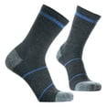 thumbnail image 3 of SOLAX Men's 72% Merino Wool Hiking Socks Outdoor Trail Trekking Cushioned Breathable Crew Socks 3 Pairs (LG Asst136), 3 of 8