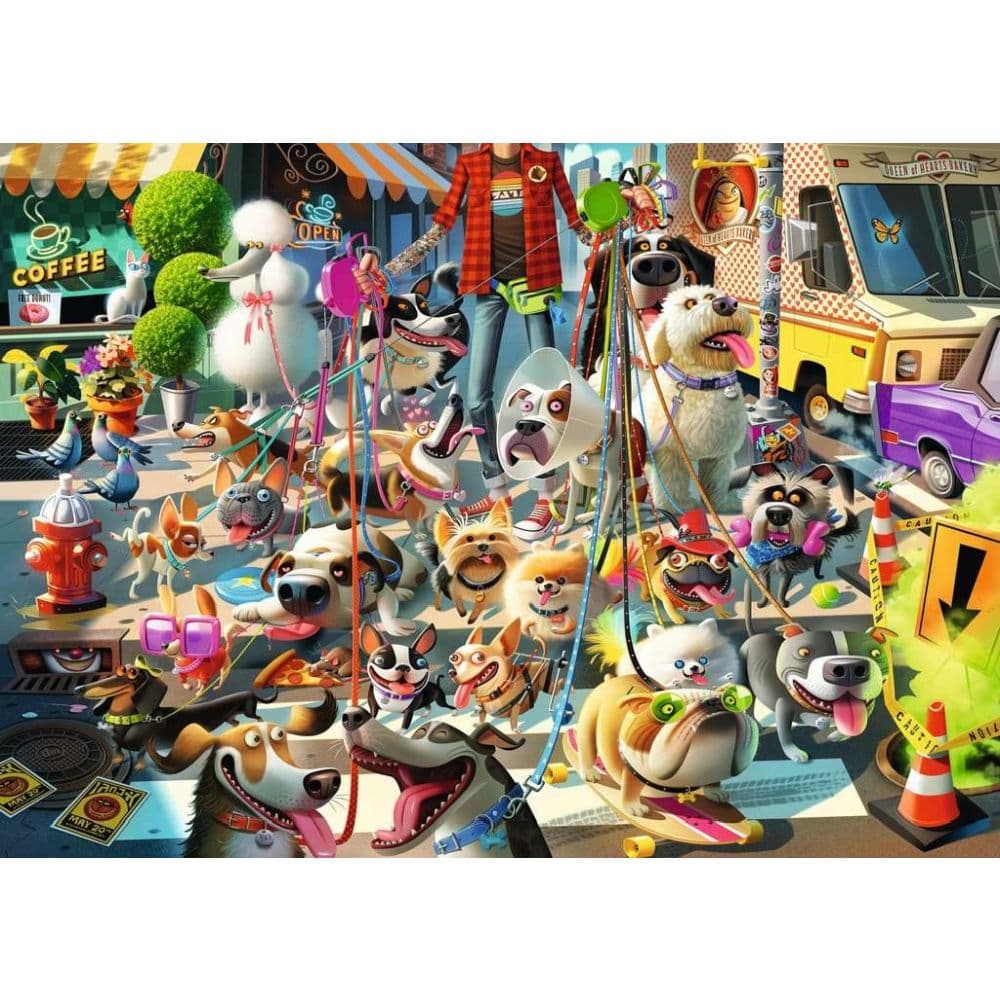 Ravensburger, Dog Walker 1000 Piece Puzzle