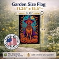 thumbnail image 3 of Vizsla Witchy Halloween Garden Flag 11.25 in x 15.5 in, 3 of 8