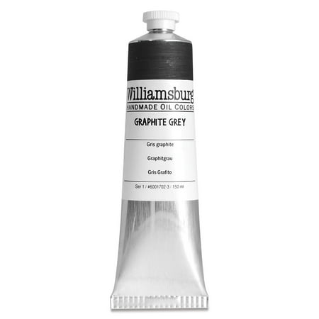 UPC: 0877463002502 | Williamsburg Handmade Oil Paint  150 ml  Graphite Gray