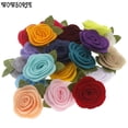 thumbnail image 2 of Accesorio de flor Rosa hecho a mano para bebé, sin banda para el pelo, sin Clips, flor pequeña, accesorios de boda para niños, 4,5 cm, 15 unids/lote, 2 of 4