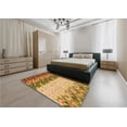 thumbnail image 4 of Ahgly Company Indoor Rectangle Patterned Cantaloupe Orange Area Rugs, 5' x 7', 4 of 6
