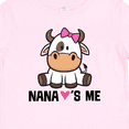thumbnail image 4 of Inktastic Nana Loves Me Girl Cow Girls Baby T-Shirt, 4 of 5