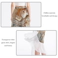 thumbnail image 2 of Marble Stylish Chiffon Beach Skirts Summer Dress for Women, for the Beach, 2 of 6