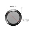 thumbnail image 2 of Unique Bargains 4pcs 2' Haut-Parleur Gril Maille Cercle Décoratif Woofer Garde Protection Audio Parties Noir, 2 of 4