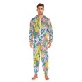 thumbnail image 3 of FORMRS Onesies Pajama for Adults Unisex Hoodie Winter Jumpsuit One Piece Sleepwear, Sizes S-2XL, Green Mountains, 3 of 7