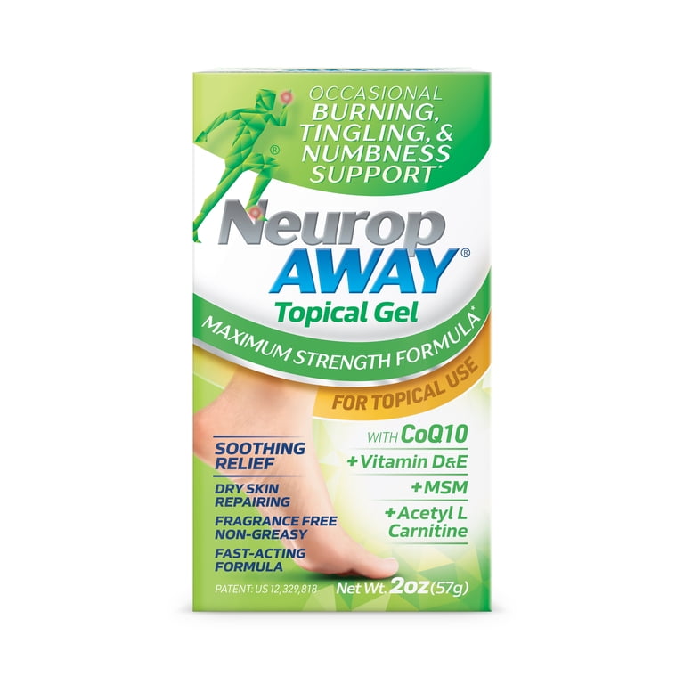 l carnitine tingle Neuropaway Maximum Strength Gel 2oz; Patented formula for the support of tingling, burning, and numbness in hands and feet Metanx® | Key Nutrients for